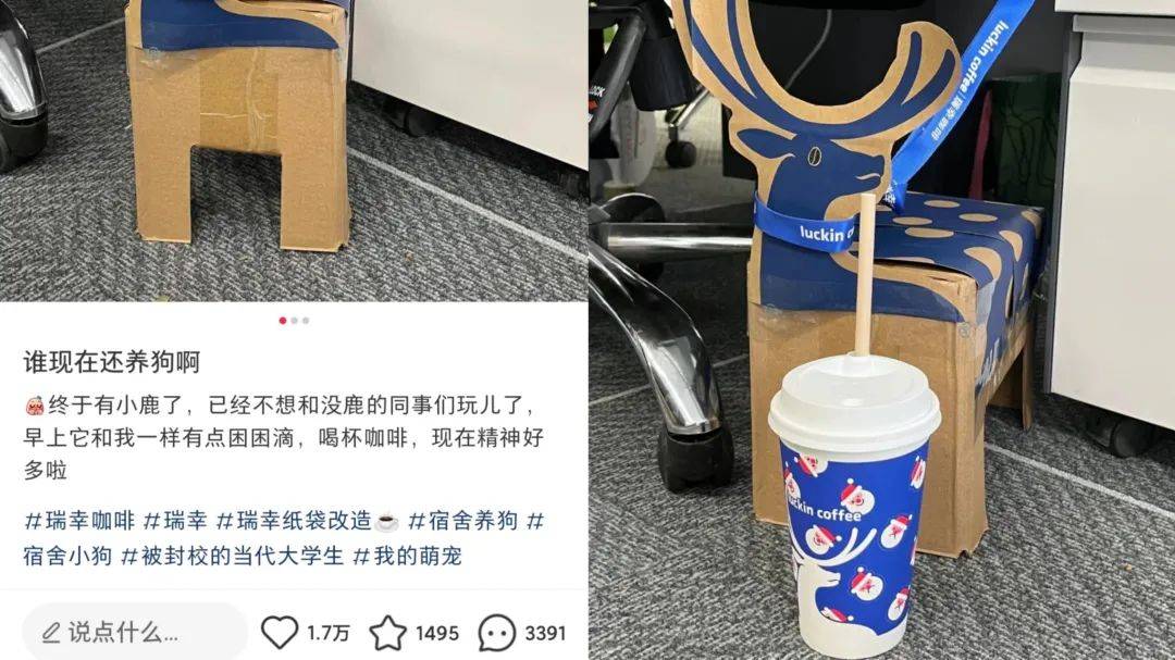 “紙箱狗”風靡飲品圈，書亦、古茗都在跟，這到底是什么玩法？