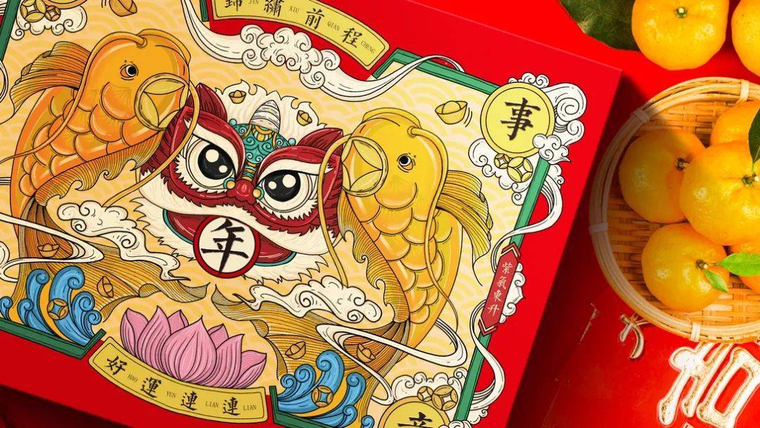 包装 | 红红火火的新年礼盒包装设计欣赏