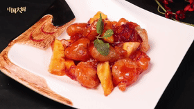 分享一款自熬番茄酱!做出的菠萝锅包虾酸甜红亮,超级热卖