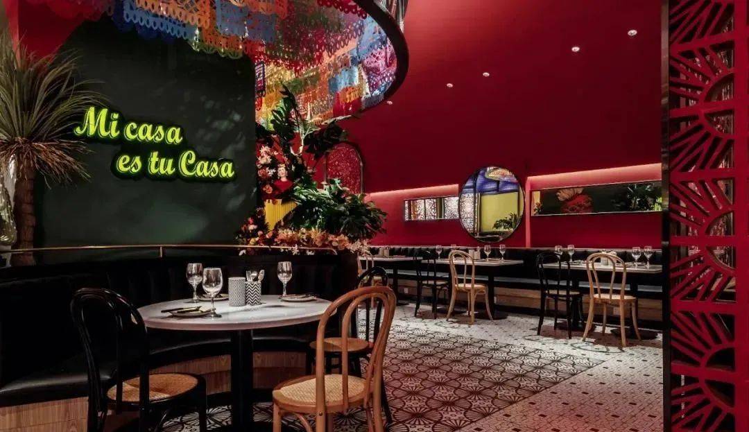 墨西哥味儿的餐厅设计，没想到设计这么别致！